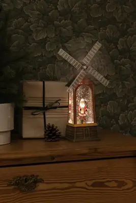 Konstsmide LED lantaarn windmolen rood Ø 10,5 x 36,8cm - afbeelding 4