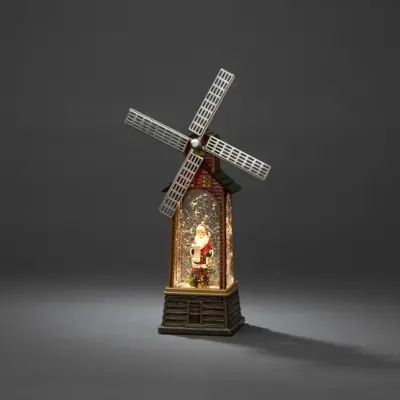 Konstsmide LED lantaarn windmolen rood Ø 10,5 x 36,8cm - afbeelding 2