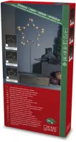 Konstsmide LED metalen ster op voet 20 lampjes zilver 40 cm, amberkleurig - afbeelding 4