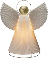 Konstsmide LED papieren engel groot wit 45 x 54cm - afbeelding 1