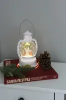 Konstsmide LED sneeuwlantaarn bol met engel Ø 13,5 x 25cm - afbeelding 2