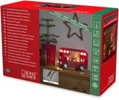Konstsmide LED sneeuwlantaarn bus boom 29,5 x 18,5cm - afbeelding 6