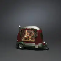 Konstsmide LED sneeuwlantaarn caravan kerstman 28,5 x 20cm - afbeelding 3