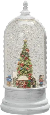 Konstsmide LED sneeuwlantaarn roterend kerstmarkt 12,5 x 27,2cm - afbeelding 1