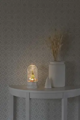 Konstsmide LED sneeuwlantaarn roterend kerstmarkt 12,5 x 27,2cm - afbeelding 4