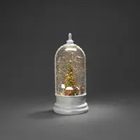 Konstsmide LED sneeuwlantaarn roterend kerstmarkt 12,5 x 27,2cm - afbeelding 2