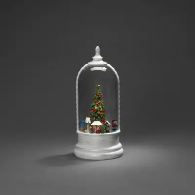 Konstsmide LED sneeuwlantaarn roterend kerstmarkt 12,5 x 27,2cm - afbeelding 3