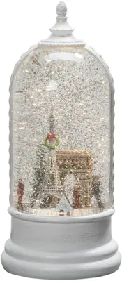 Konstsmide LED sneeuwlantaarn roterend Parijs 12,5 x 27,2cm - afbeelding 1