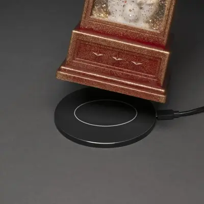Konstsmide LED sneeuwlantaarn telefooncel sneeuwpopfamilie 10,5 x 25 cm - afbeelding 4