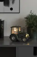 Konstsmide LED sneeuwlantaarn tractor kerstman 24 x 17cm - afbeelding 4