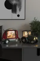 Konstsmide LED sneeuwlantaarn tractor kerstman 24 x 17cm - afbeelding 5