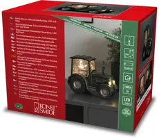 Konstsmide LED sneeuwlantaarn tractor kerstman 24 x 17cm - afbeelding 2