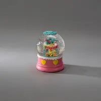 Konstsmide LED sneeuwlantaarn waterspinner dino roze Ø 12,5 x 16,5cm - afbeelding 1
