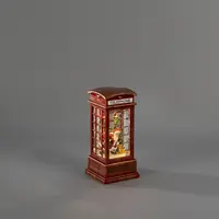 Konstsmide LED sneeuwlantaarn waterspinner telefooncel Ø 9 x 30cm - afbeelding 1