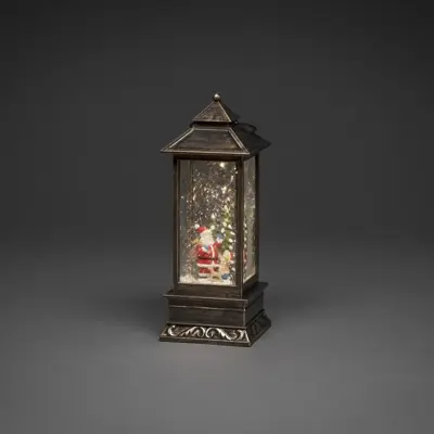 Konstsmide LED winterlantaarn kerstman 10,5 x 31 cm, warm wit - afbeelding 2