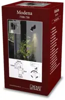 Konstsmide Modena Wandlamp Zwart h10.5cm - afbeelding 4