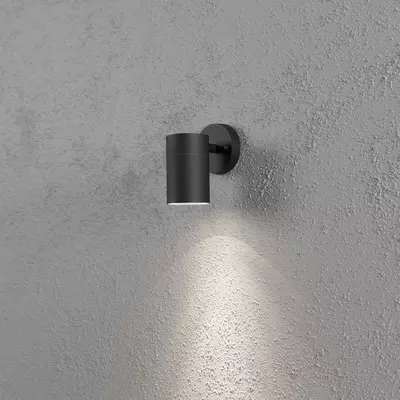 Konstsmide Modena Wandlamp Zwart h13cm - afbeelding 1