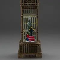 Konstsmide sneeuwlantaarn big ben h38cm brons op batterijen - afbeelding 3