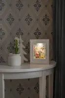 Konstsmide sneeuwlantaarn fotolijst kerstman – LED fotoframe 22 cm - afbeelding 4