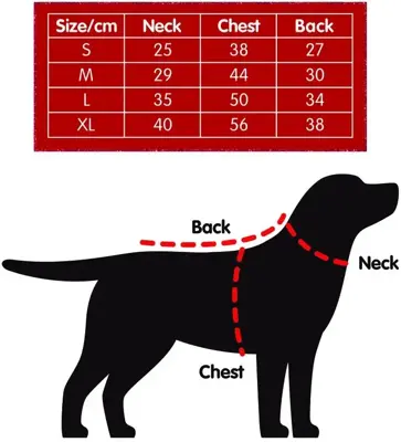 Kostuum red santas fav dog fem m - afbeelding 2