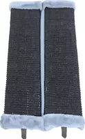 Krabplank sisal hoekmodel met pluche en sisal, 23x52 cm - afbeelding 2