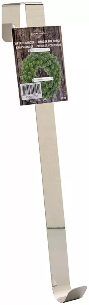 Kranshanger metaal 27cm zilver - afbeelding 2