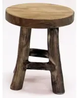 Kruk teak naturel 17x22 cm kopen?