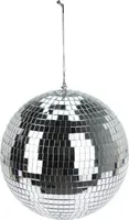 Kunststof kerstbal discobal 30cm zilver kopen?
