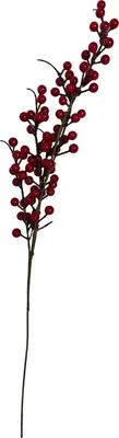 Kunsttak bes 60cm rood - afbeelding 1