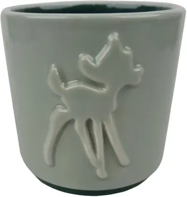 Kurt S. Adler bloempot disney bambi keramiek 8.5x11cm groen - afbeelding 2