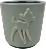 Kurt S. Adler bloempot disney bambi keramiek 8.5x11cm groen - afbeelding 2