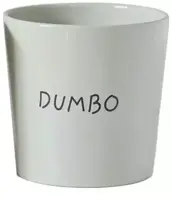 Kurt S. Adler bloempot disney dombo keramiek 14.5x14cm grijs - afbeelding 2