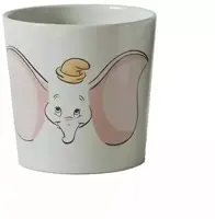 Kurt S. Adler bloempot disney dombo keramiek 14.5x14cm grijs - afbeelding 1