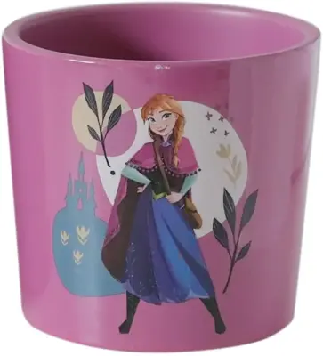 Kurt S. Adler bloempot disney frozen keramiek 12x11cm roze
