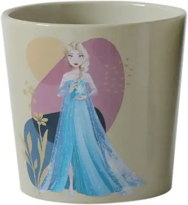 Kurt S. Adler bloempot disney frozen keramiek 14.5x14cm beige