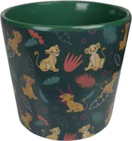 Kurt S. Adler bloempot disney lion king keramiek 12x11cm groen kopen?