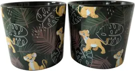 Kurt S. Adler bloempot disney lion king keramiek 12x11cm groen kopen?