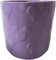 Kurt S. Adler bloempot disney mickey keramiek 12x11cm paars - afbeelding 1