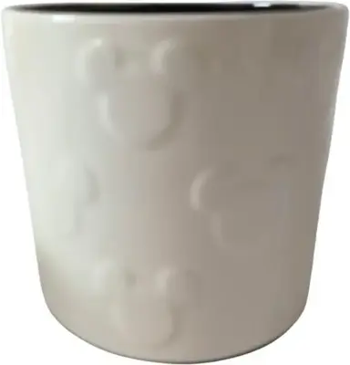 Kurt S. Adler bloempot disney mickey keramiek 12x11cm wit - afbeelding 1