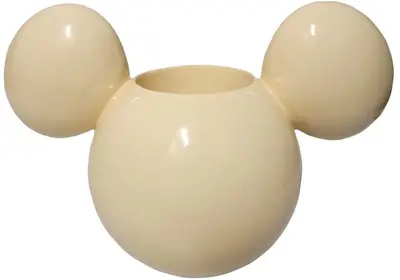 Kurt S. Adler bloempot disney mickey mouse keramiek 12x22x13cm off white