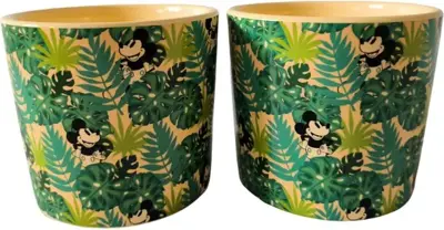 Kurt S. Adler bloempot disney mickey mouse keramiek 8.5x7.5cm groen