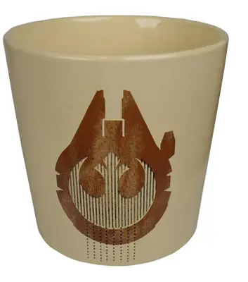 Kurt S. Adler bloempot disney star wars keramiek 14x14cm bruin