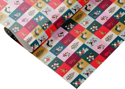 Kurt S. Adler cadeaupapier Disney Mickey & Friends multi  - afbeelding 1