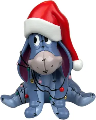 Kurt S. Adler disney kerstbeeld iejoor 20cm blauw - afbeelding 1