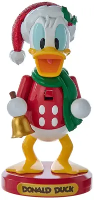 Kurt S. Adler Disney notenkraker Donald Duck met bel 23cm multi - afbeelding 1