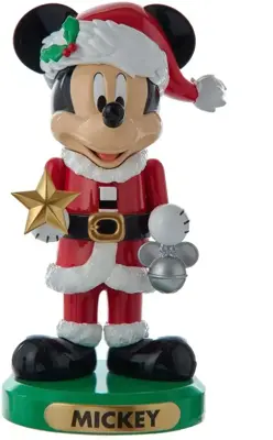 Kurt S. Adler Disney notenkraker Mickey Mouse met ster 23cm multi - afbeelding 1