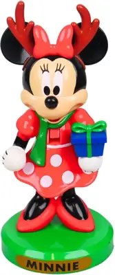 Kurt S. Adler Disney notenkraker Minnie Mouse met gewei 15cm multi - afbeelding 1