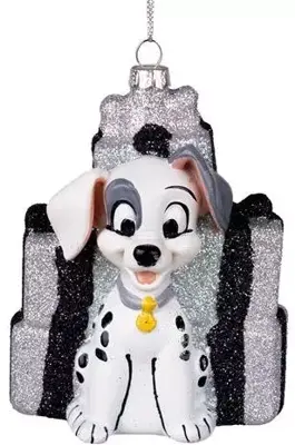 Kurt S. Adler glazen kerstbal Disney Dalmatier 10cm multi - afbeelding 1