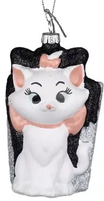 Kurt S. Adler glazen kerstbal Disney Marie 10cm multi - afbeelding 1