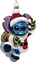 Kurt S. Adler glazen kerstbal Disney Stitch kerstman 15cm multi - afbeelding 1